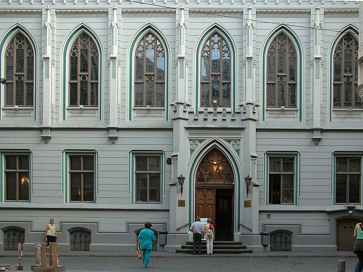 Lettország, Riga, épület, óváros