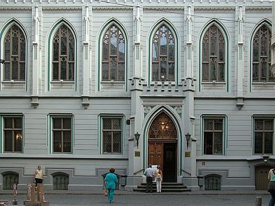 Lettonie, Riga, bâtiment, vieille ville