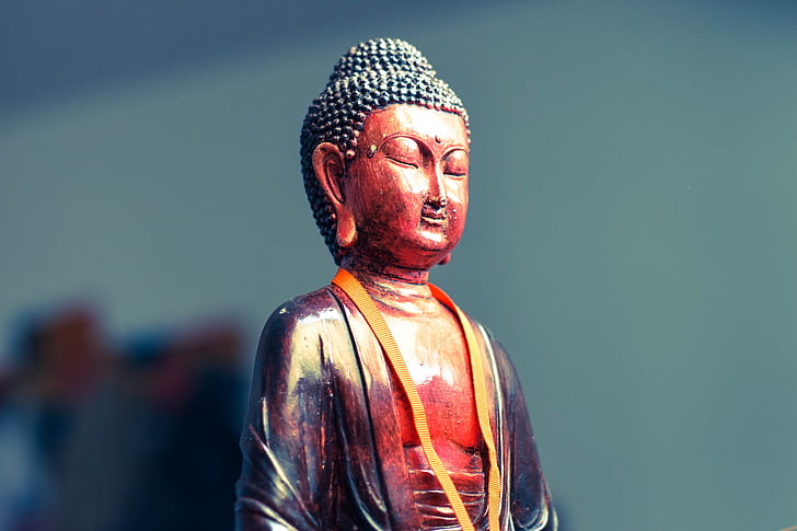 Buddha, socha, meditace, východní, východ, figurka, Zen