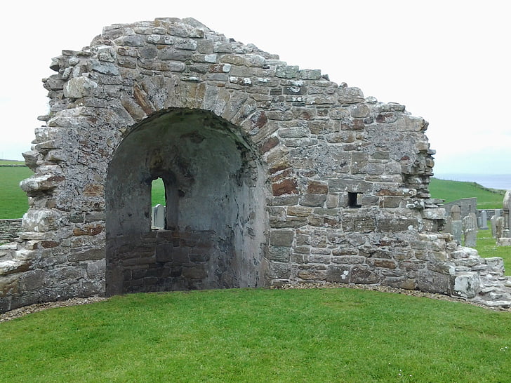 Igreja de Viking, Orphir, Ilhas Órcades, Escócia