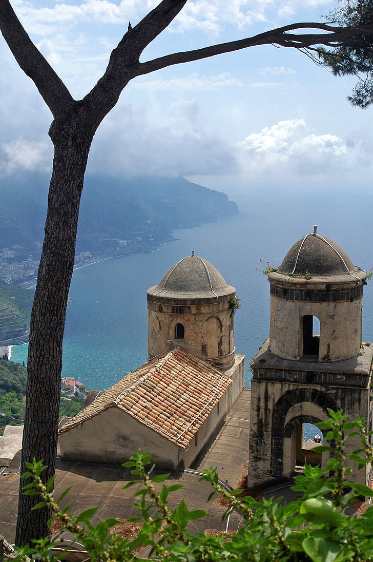 adegan, dari, Amalfi, pemandangan