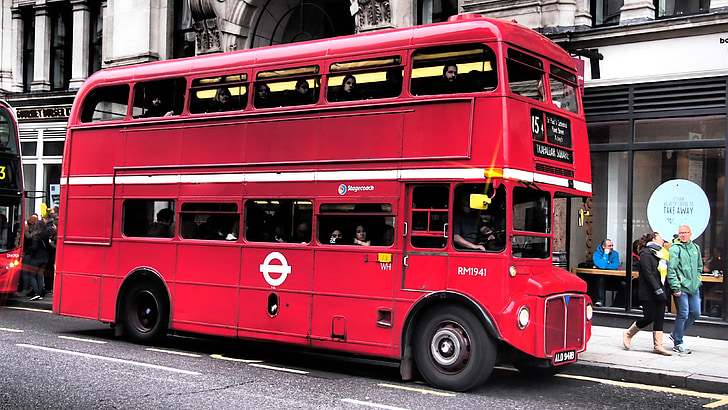 London, Engleska, autobus