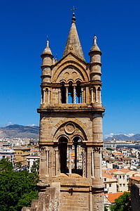 Tower, Dom, Cathedral, Maria assunta santissima, hoone, huvipakkuvad, arhitektuur