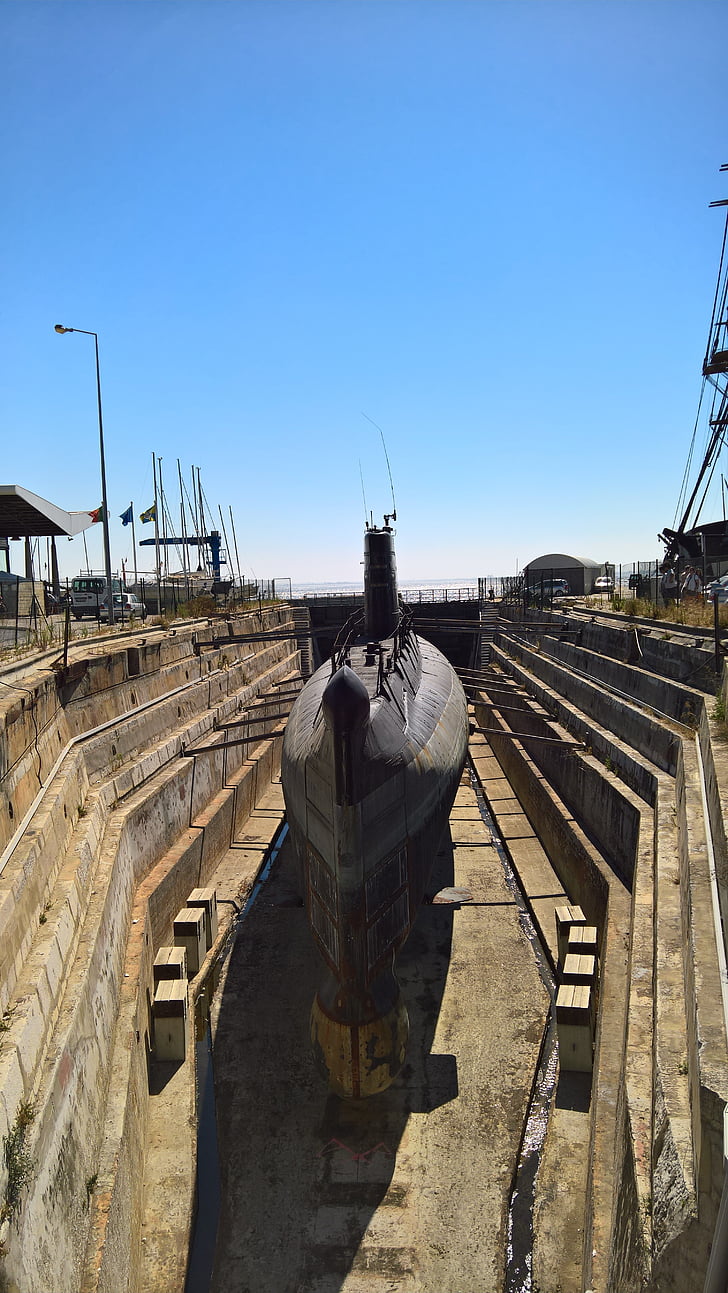 submarino, barco, de la nave