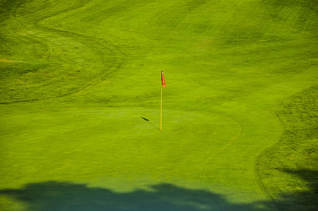 ゴルフ, グリーン, ゴルフ コース, 風景, ゴルフ コース, ラッシュ, ゴルフの穴