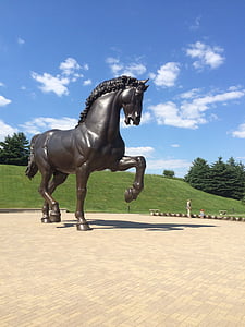 Koń, Koń trojański, posąg, zwierząt