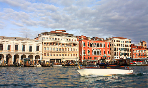 barco, água, canal, arquitetura, velho, Turismo, Europeu