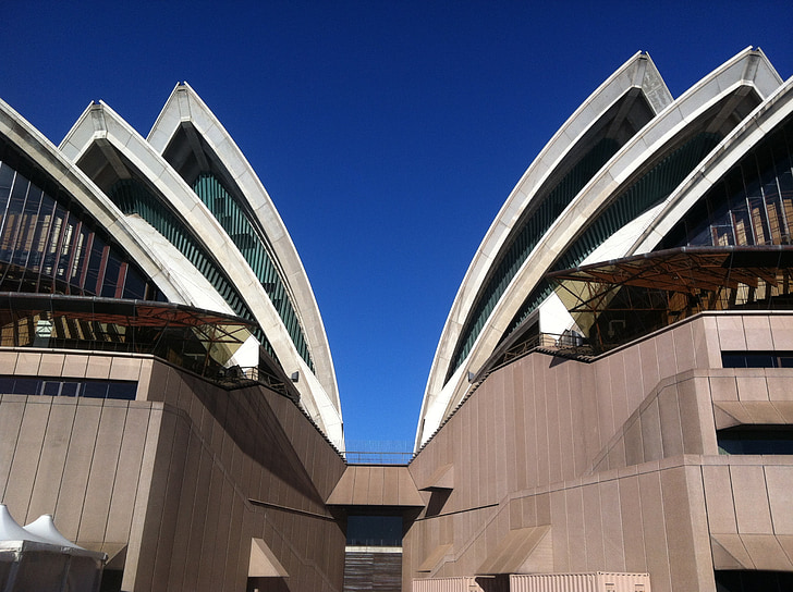 Sydney, Oprah house, Austrálie, cestování, obloha