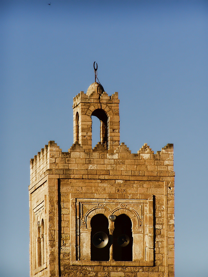 Nhà thờ Hồi giáo, tháp, xây dựng cũ