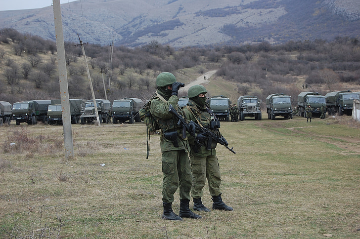 Crimea, soldato, militare, verde, occupazione, perevalnoe