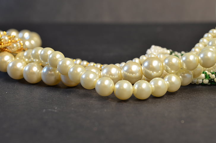 perles, perles, objets de valeur, accessoire, bijouterie, bijoux