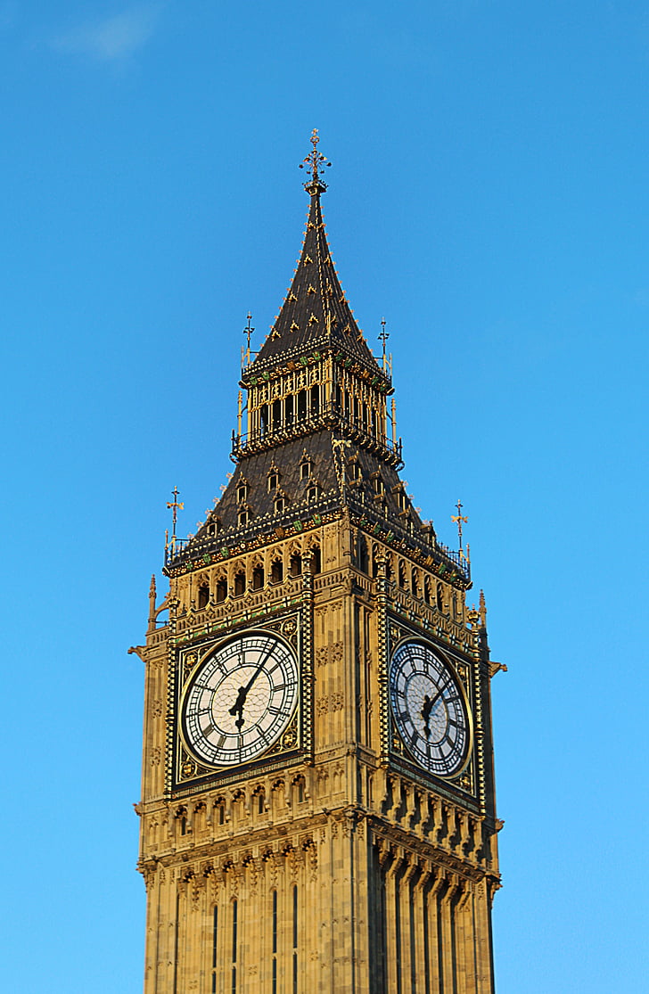 Torre, reloj, arquitectura, reloj de iglesia, campanario, Big ben, Londres