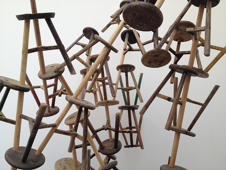 stoler, sitte, krakk, kunst, Venezia, Biennale, AI weiwei