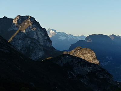 fjell, Garda, Garda fjell, utsiktspunkt, Bocca larici, Brenta, Cima satt