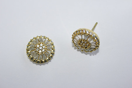 jewel, earring, gold, jewelry, personal Accessory, decoration, fashion