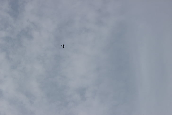 clouds, sky, aircraft, fly