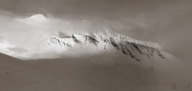 alpí, muntanyes, neu, Suïssa, alta muntanya, pistes d'esquí, dramàtica