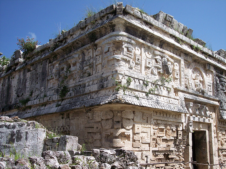 ruin, Maya, Maya, antika, arkeologiskt, arkeologi, mexikanska