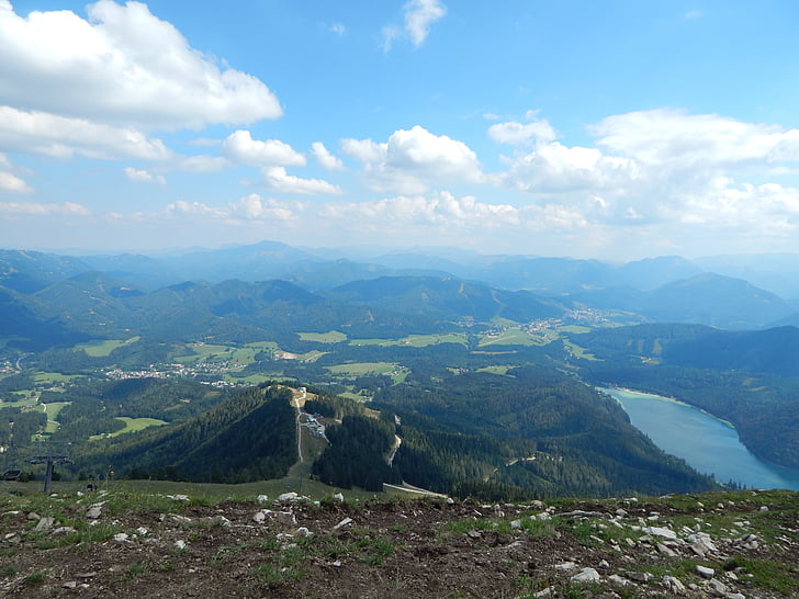 paesaggio, Alpi, natura, nuvole, stato d'animo, Panorama, montagna
