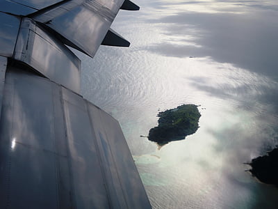 літак, Острів, літати, зверху, з літака, Outlook