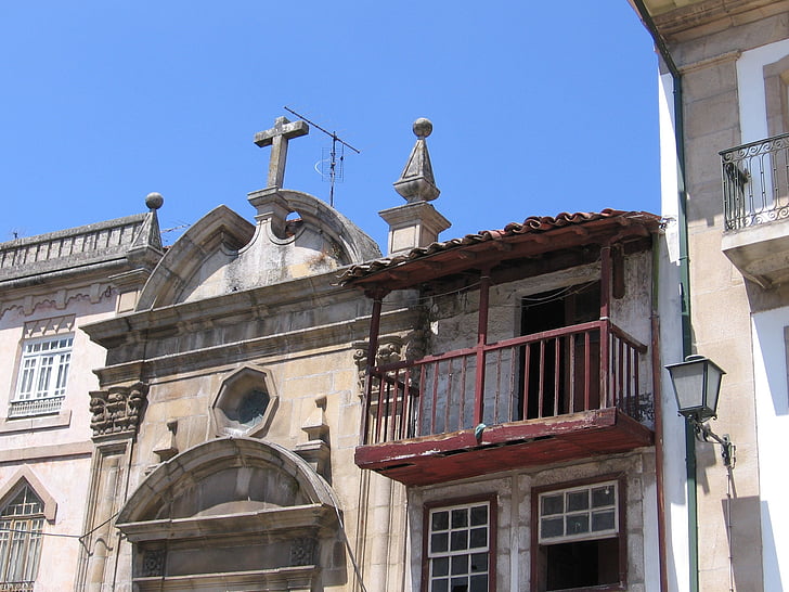 balcony, house, facade