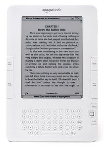 Amazon, Kindle, Gen2, vit bakgrund, isolerade, teknik, isolerad på vit