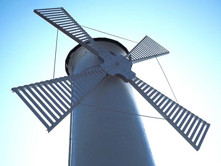 molino de viento, mar, Costa de Polaco, tengo molinos, el mar Báltico, turbina de, turbina de viento