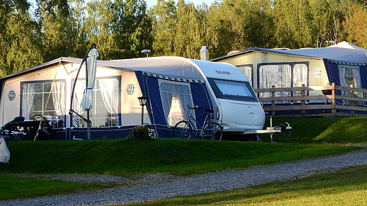 campingvogn, Camping, telt, ferie