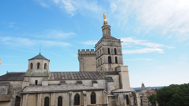 Avignon, Kathedraal notre-dame-des-doms, Kathedraal van avignon, Kathedraal, Rooms-katholieke kathedraal, Aartsbisdom, Rooms-katholieke Aartsbisdom van avignon