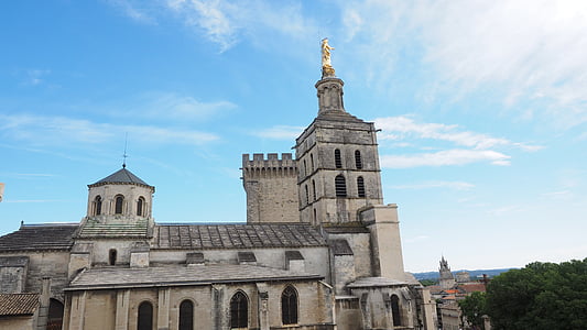 Avignon, Kathedrale Notre-Dame-des-doms, Kathedrale von avignon, Kathedrale, römisch-katholische Kathedrale, Erzbistum, römisch-katholische Erzdiözese von avignon