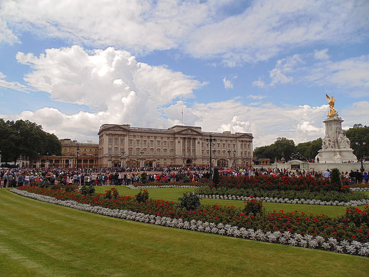 Buckingham, rūmai, Londonas, Anglijoje, Jungtinė Karalystė, Didžiojoje Britanijoje, Didžiosios Britanijos