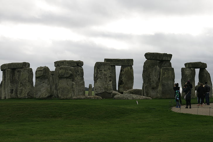 Stonehenge, Wiltshire, Inggris, Amesbury, Inggris, Gil dekel, langit