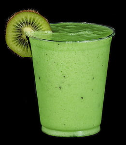nápoj smoothie, Kiwi, špenát, nápoj, detoxikační, zelená, zdravé