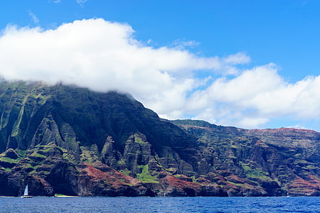 夏威夷, 考艾岛, 自然, 海, 天堂, 度假, 岛屿