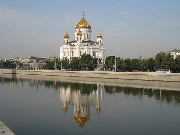 Moskva, cerkev, arhitektura, Rusija, mesto, potovanja, krščanstvo