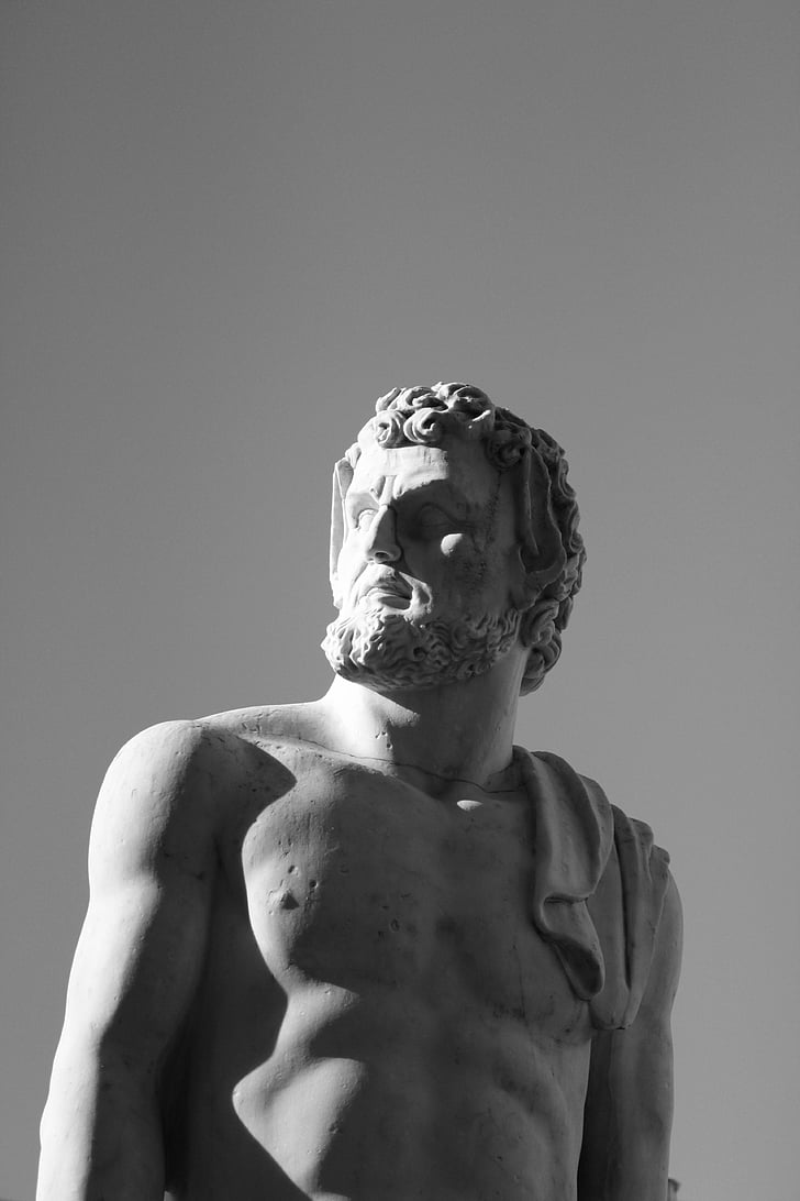 Palermo, Statue, Sizilien