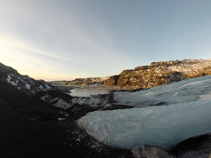 Island, ledenjak, priroda