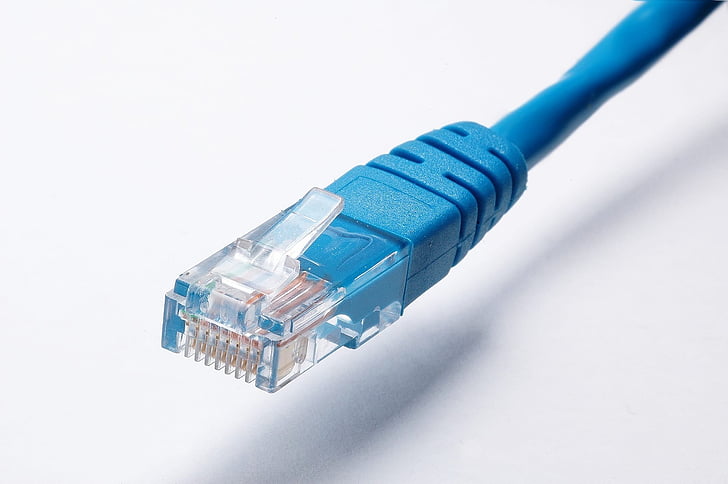 câble réseau, réseau, câble, données, Ethernet, communication, technologie