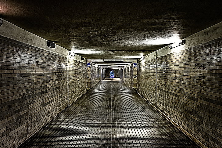 wallpaper, background, fear, dark, tunnel, warning, corridor