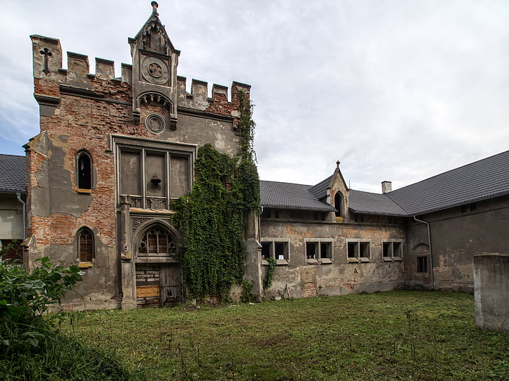 Khalil Castle, haute-Silésie, les ruines