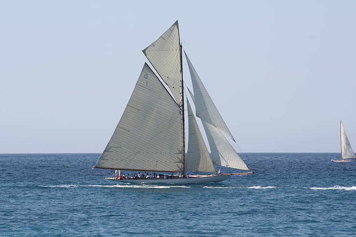 sailboat, old rig, regatta, sailing, sea, sport, nautical Vessel