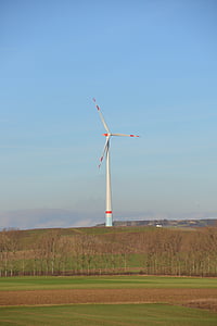 cata-vento, energia, energia de eco, energia eólica, céu, azul, tecnologia ambiental