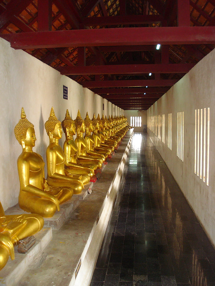 Монк, Тайланд, храма, будизъм, религия, будистки, култура