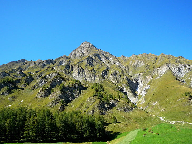 Suisse, paysage, Scenic, montagnes, vallée de, ravin, Sky