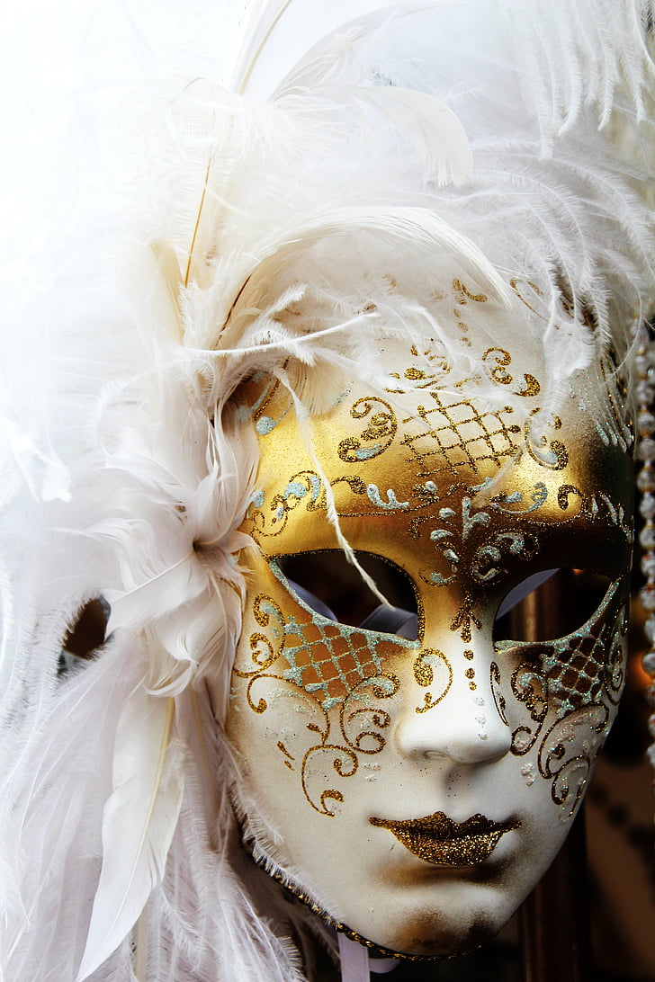 masker, Venesia, Karnaval, Venesia - Italia, topeng - menyamarkan, kostum, bepergian Karnaval