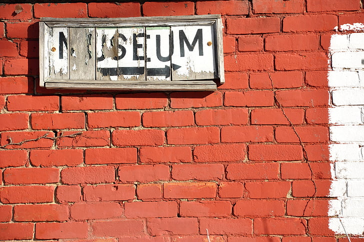 museum, wall, sign, blank, frame, white, exhibition