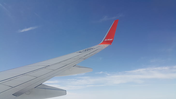 Sky, avion, voyage, par la fenêtre, vol, Air, Solar