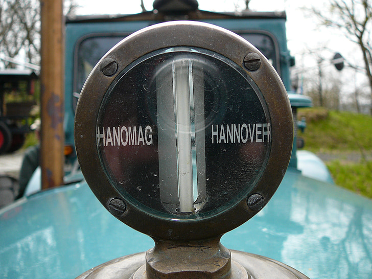 hanomag, Hanover, Oldtimer, vecais, traktori, dzesētāja, transportlīdzekļa
