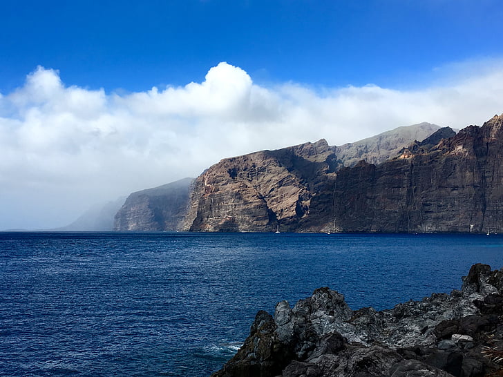 tenerife, december, water, canary islands, mountains
