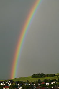 Regenbogen, Spektrum, Farbenspiel, Wetterphänomen, Naturphänomen